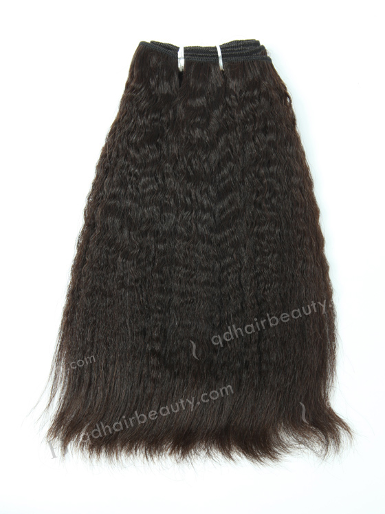 In Stock Indian Virgin Hair 10" Kinky Straight Natural Color Machine Weft SM-222